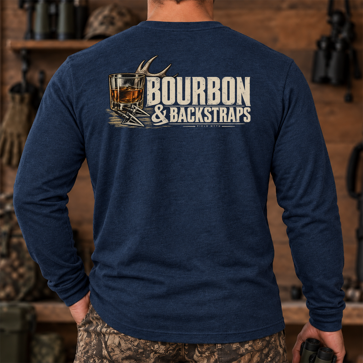 Bourbon & Backstraps Long Sleeve