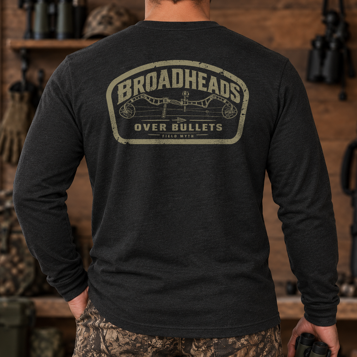 Broadheads Over Bullets Long Sleeve