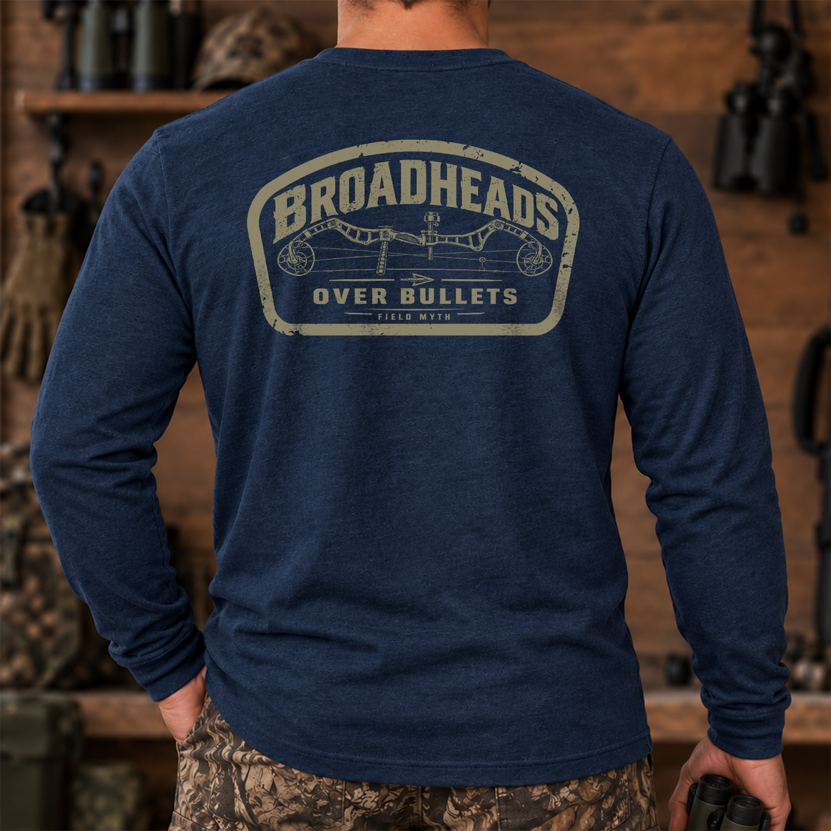 Broadheads Over Bullets Long Sleeve