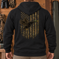 American Flag Camo Duck Hoodie