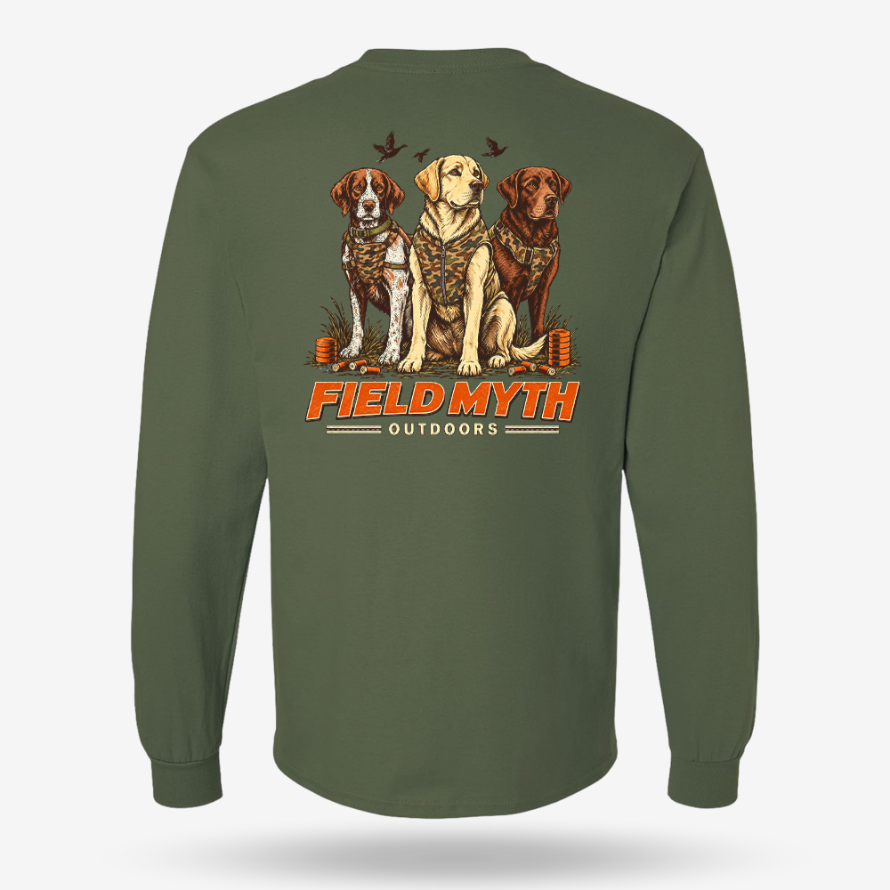 Camo Duck Dogs Long Sleeve