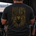 American Flag Camo Buck Tee
