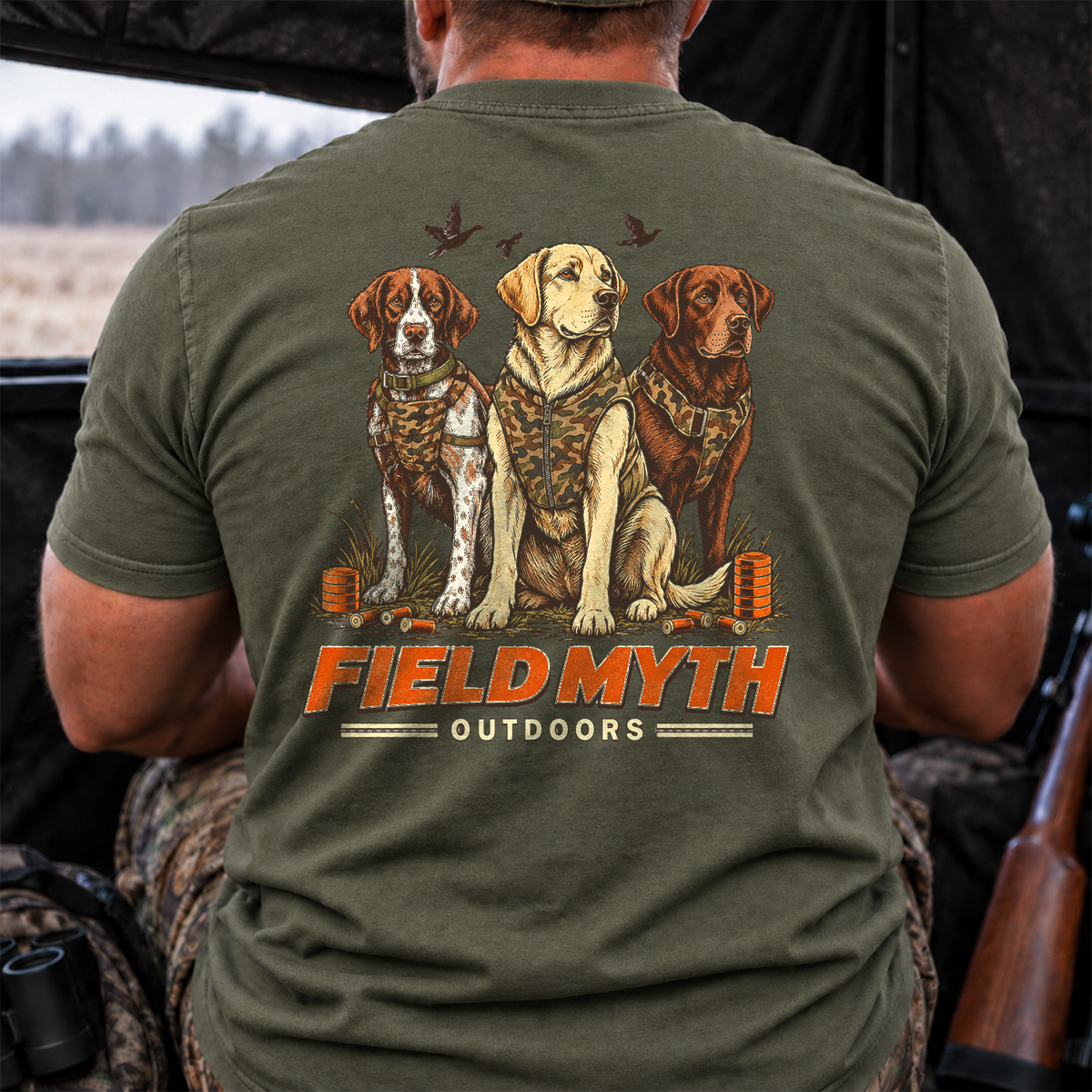 Camo Duck Dogs Tee