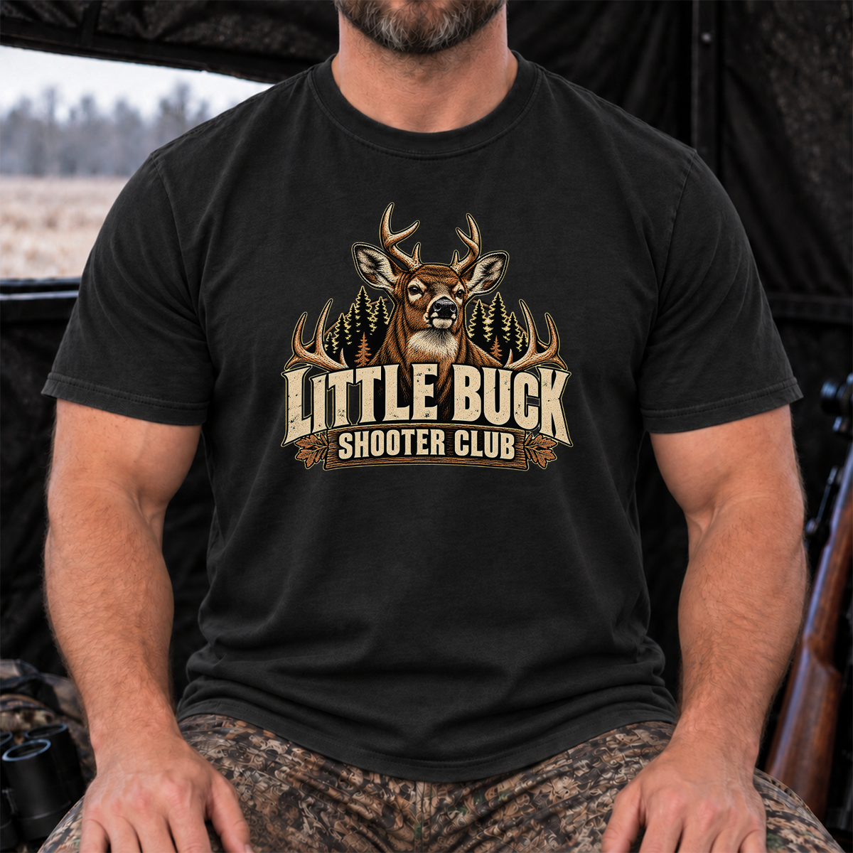 Little Buck Shooter Club 1 Tee