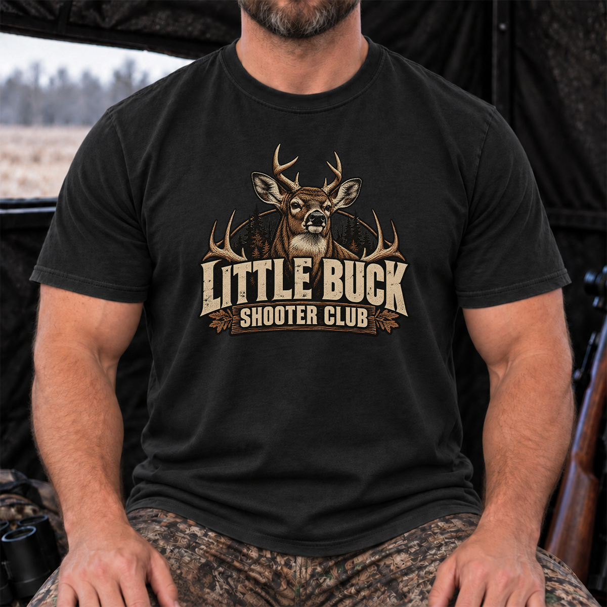 Little Buck Shooter Club 2 Tee