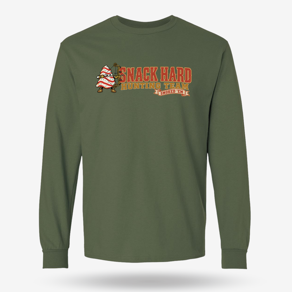 Snack Hard Hunting Team 1 Long Sleeve