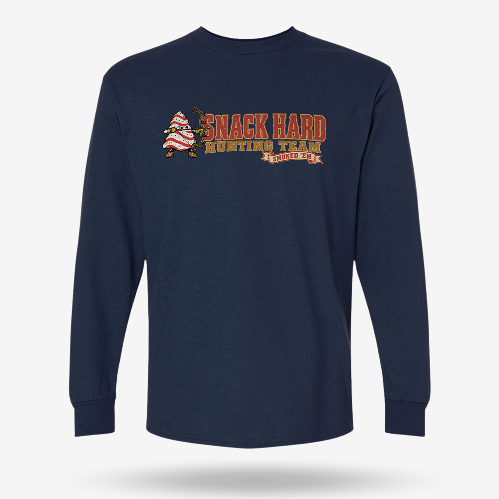 Snack Hard Hunting Team 1 Long Sleeve