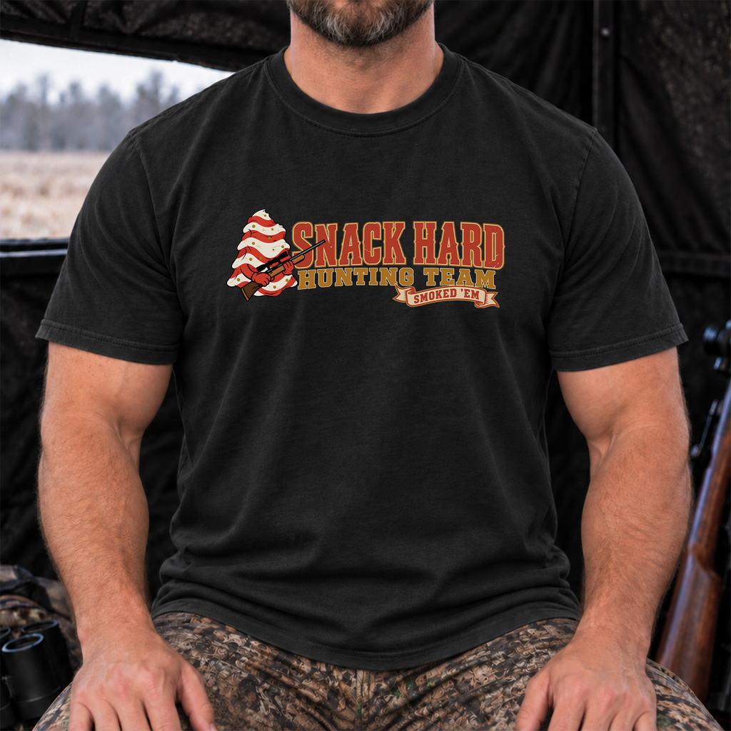 Snack Hard Hunting Team Tee
