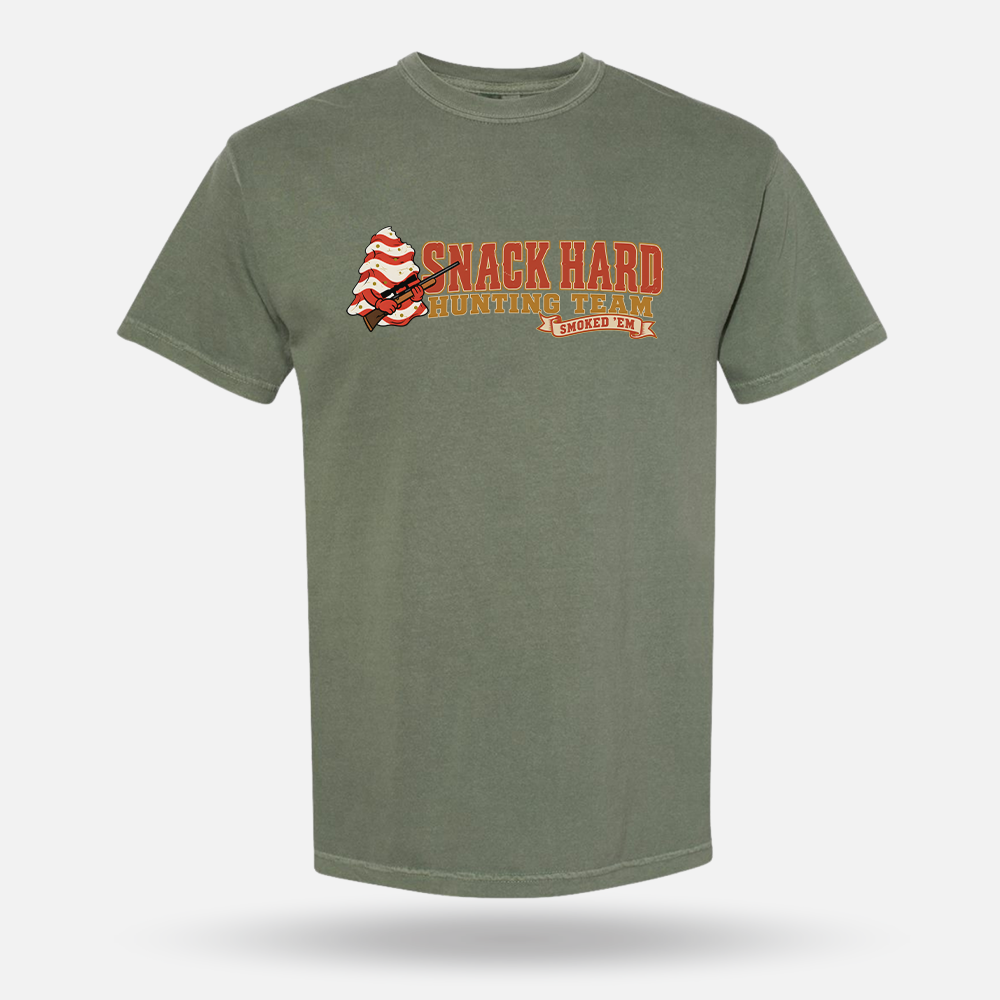 Snack Hard Hunting Team Tee