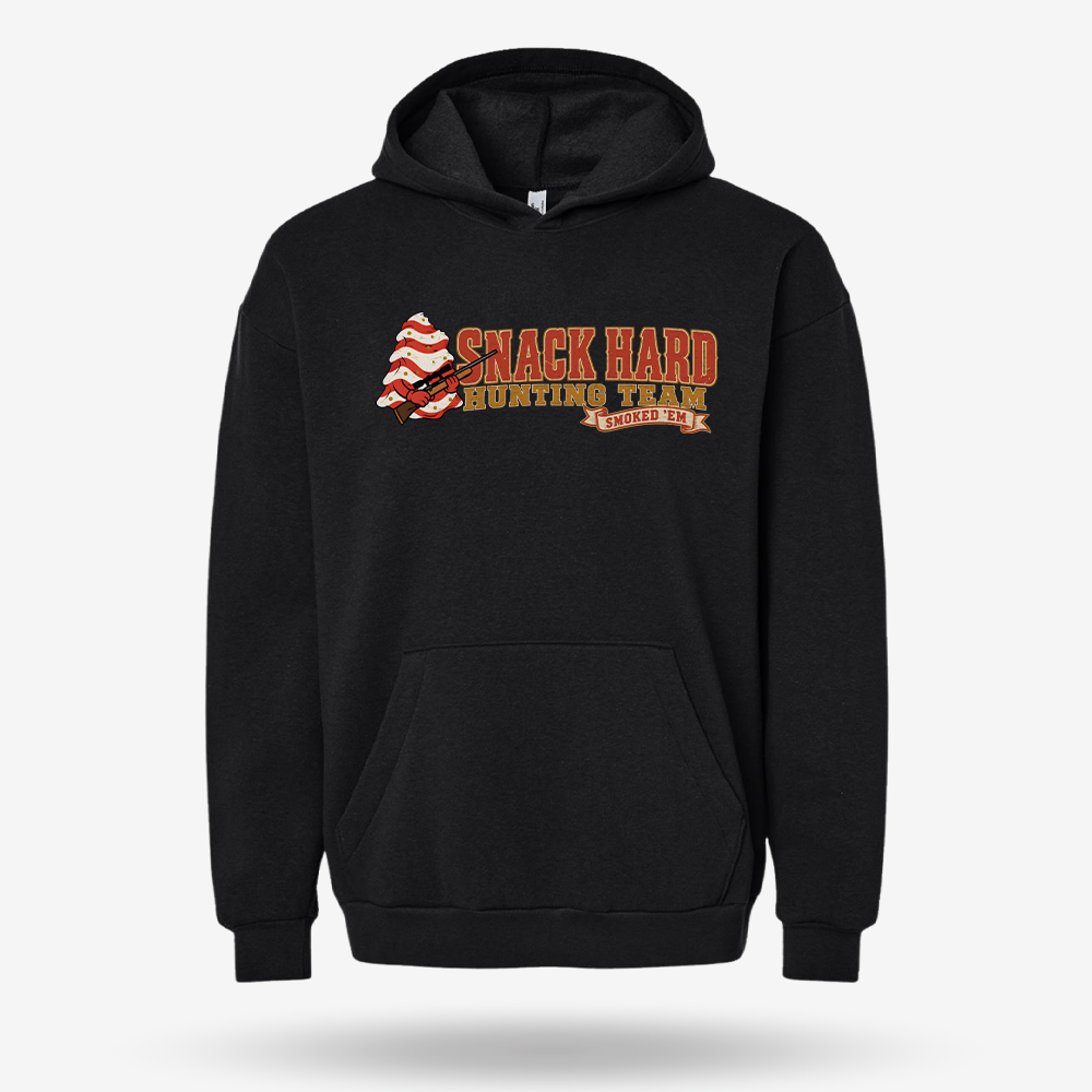 Snack Hard Hunting Team Hoodie