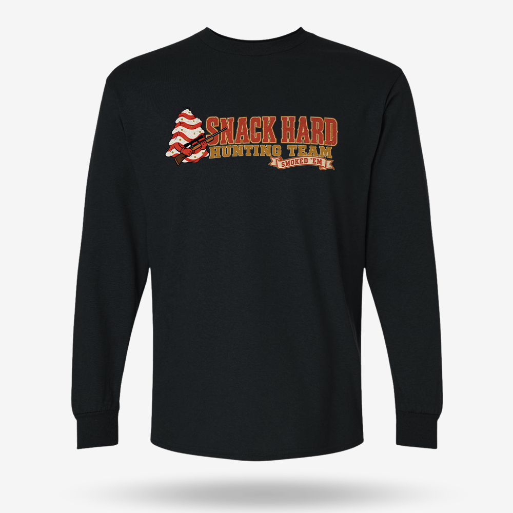 Snack Hard Hunting Team Long Sleeve