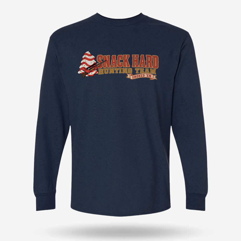 Snack Hard Hunting Team Long Sleeve